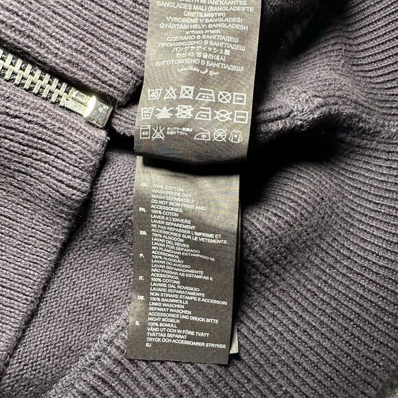 Vintage G-Star Raw Orlando Vest Knit Full Zip Sweater Mens XL Big Logo Black - Picture 4 of 10